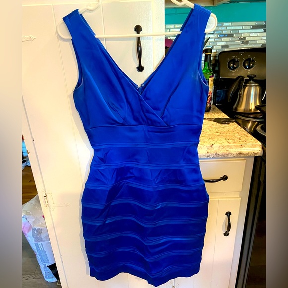 Antonin Dress, Royal Blue/Bone main image 0